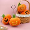 Hanging Pumpkin Plush Keychain host Backpack Charm Cute Plush Doll Keychain  Women