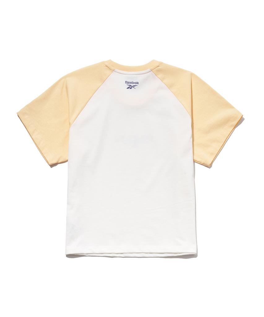 REEBOK Printed Raglan T-Shirt (W) - Butter
