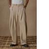 Spring Autumn Light Business Elegant Italian Style Naples Solid Color Button Pleated High Waisted Pants for Men's Suit Pants