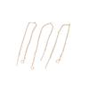 10pcs Color Retention 14K Gold Tassel Ear Line O-Chain Diy Handmade Can Be Matched With Pearl Jewelry Accessories