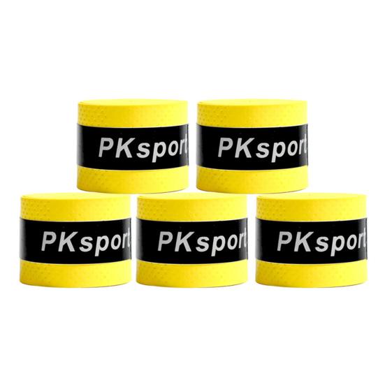 5 Stück Badminton Schläger Griffband Anti-Rutsch Schweißabsorbierend Stoßfest Atmungsaktiv Elastisch Angelrute Tennis Schläger Schläger Übergriff Wickel