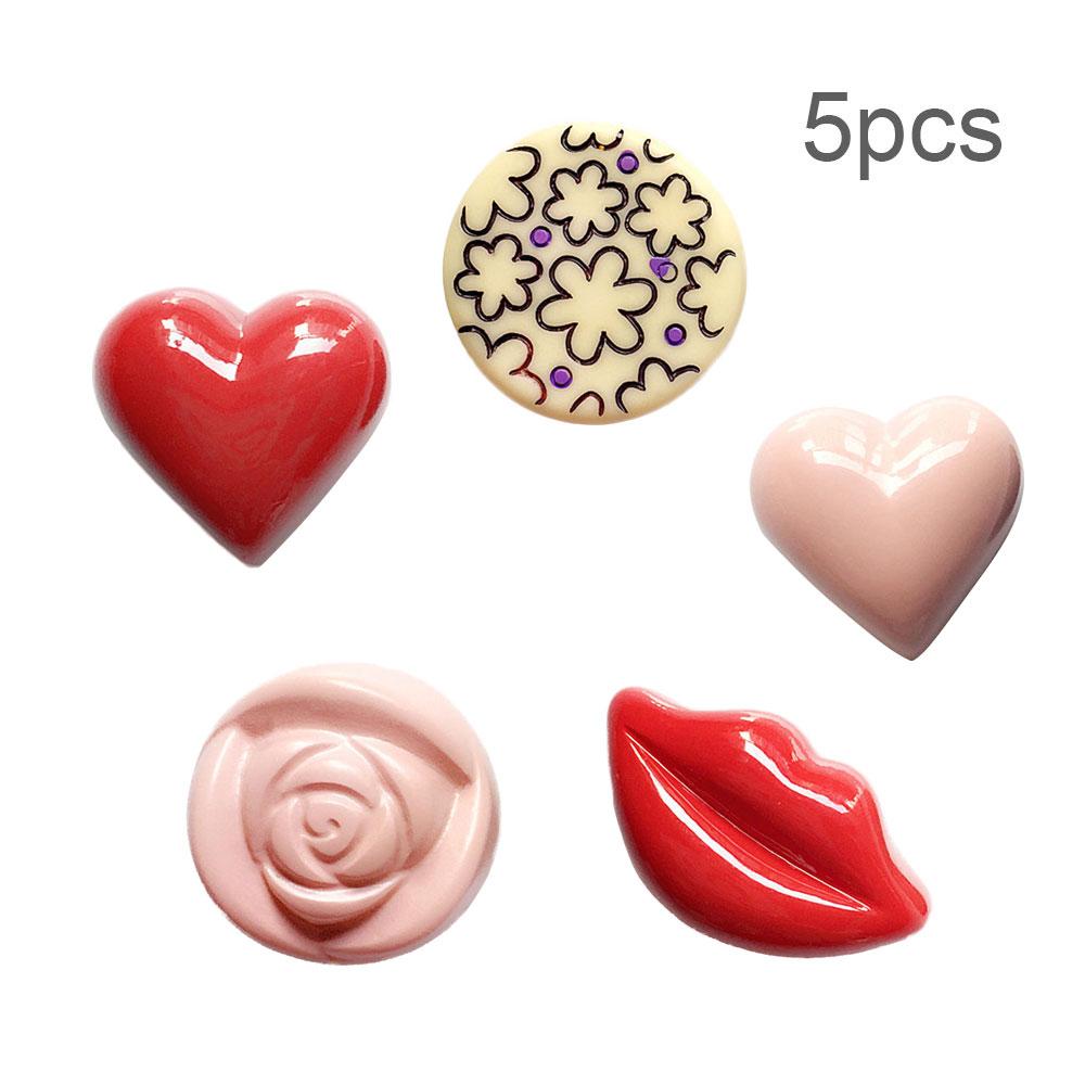 5 bucăți de simulare pentru jocuri cu mâncare, ciocolată, rășină, design artistic, tridimensional, drăguț, decor pentru casă, magnet pentru frigider, decorare pentru frigider