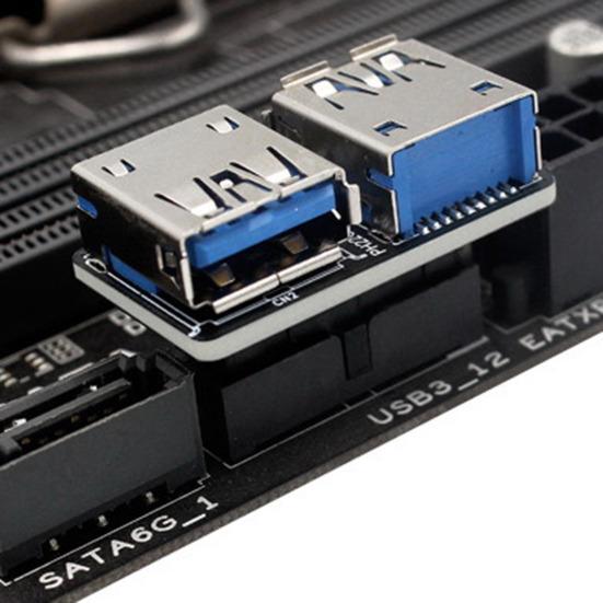 USB3.0/3.1 Adapter IDC19P/20P A Female Port to USB Adapter with Inner Connection Dongle