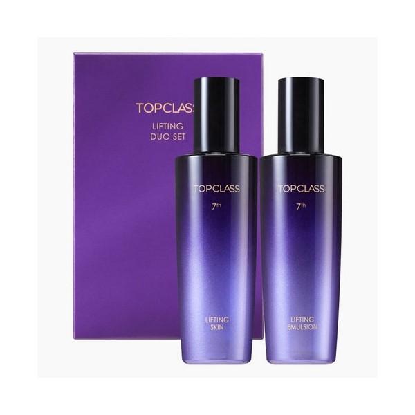 CHARMZONE Top Class Lifting Duo Set (Skin 120ml + Emulsion 120ml) Basic Set Triple Collagen Peptide Protein
