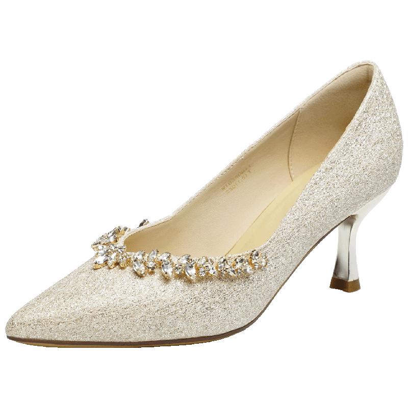 Red Dragonfly Women s Rhinestone Wedding Heels 38