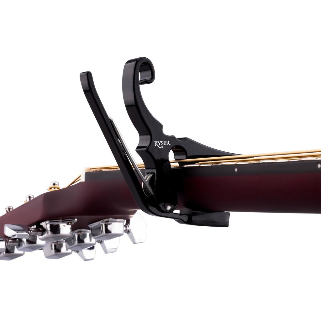 Kyser Drop D Partial KGDB Capo, Black,