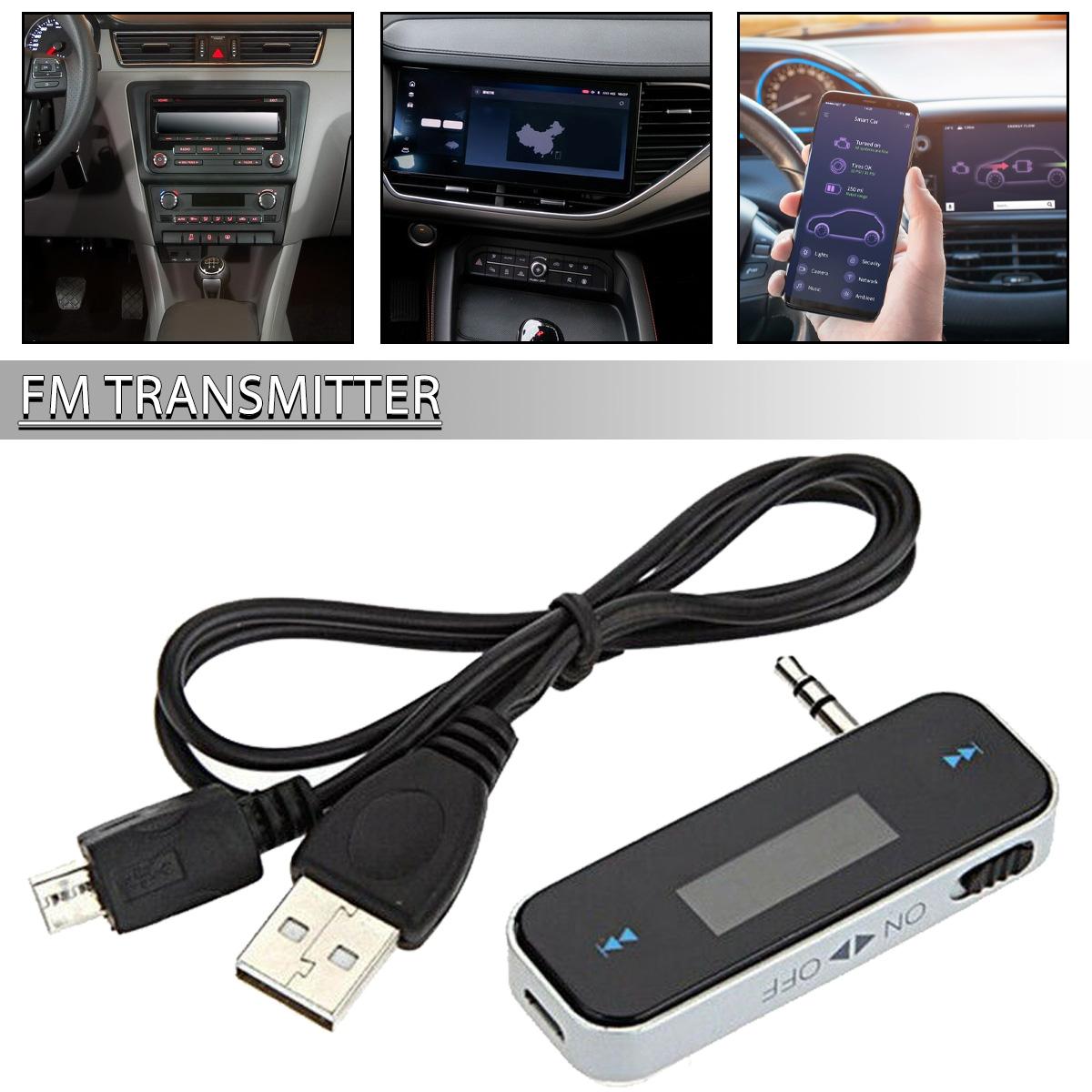 

Lvye Новый беспроводной 3,5 мм FM-передатчик для автомобиля Aux MP3 MP4 IPOD iPhone Hands Free