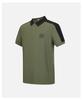 Men's Letter Logo Trendy Contrasting Color Short-Sleeved Polo Shirt