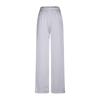 Womens Wide Leg Silky Satin Pants Casual Elastic High Waisted Loose Comfy Versatile Sweatpants With Pockets