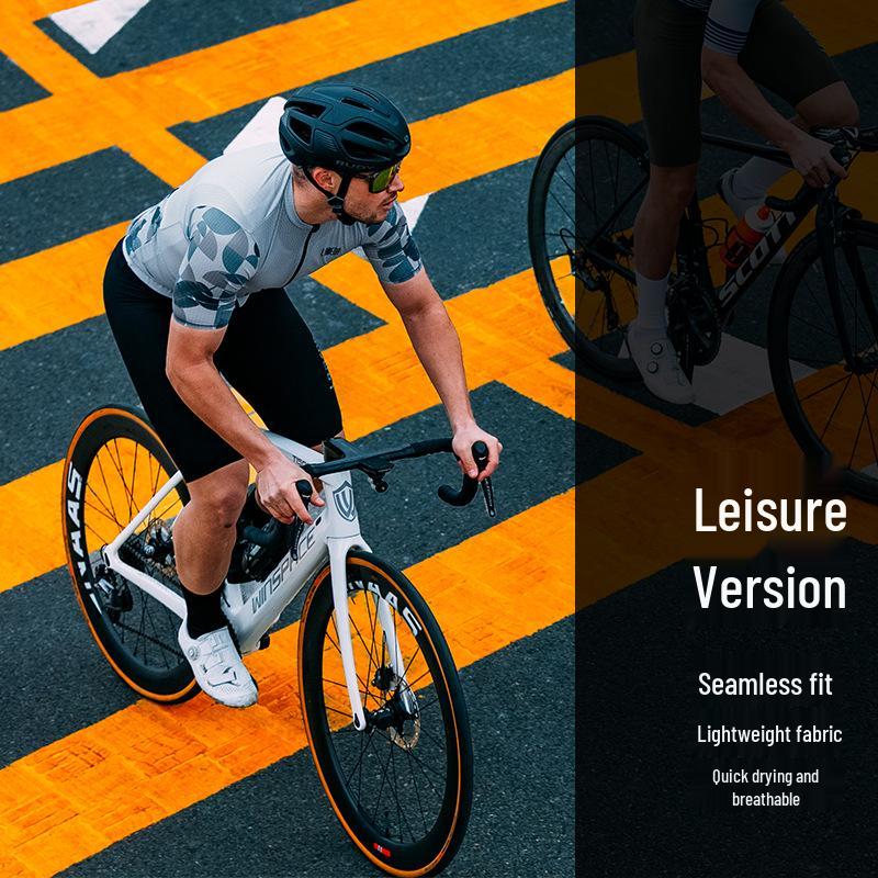 Lampada 2023 Men's Short Sleeve Cycling Jersey - Breathable, Quick-Dry, Casual Sportwear