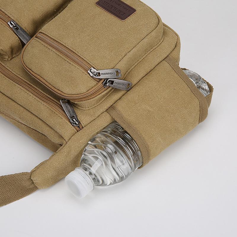 Men Canvas Shoulder Bags Casual Tote Travel Men's Crossbody Bag Luxury Messenger Bags Fashion High Quality Handbag
