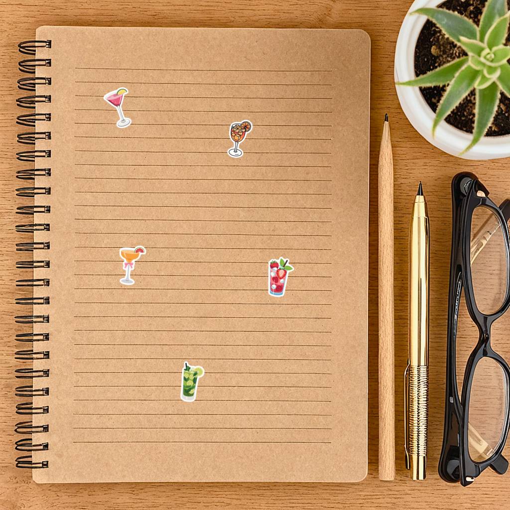 35pcs-50pcs Colorful Summer Stickers Fun Refreshing Stationery Stickers DIY Stickers For DIY Phone Guitar Laptop Notebook DIY