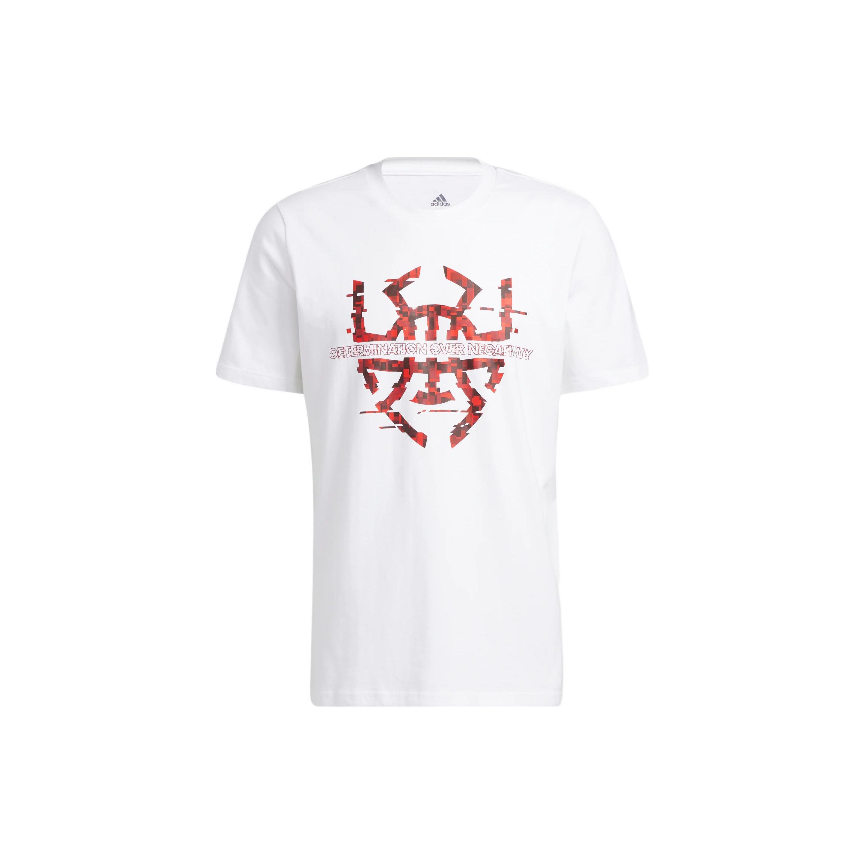 Men s adidas Basketball Series Spida Logo Printing Sports Short Sleeve White T-Shirt HG4418 XL