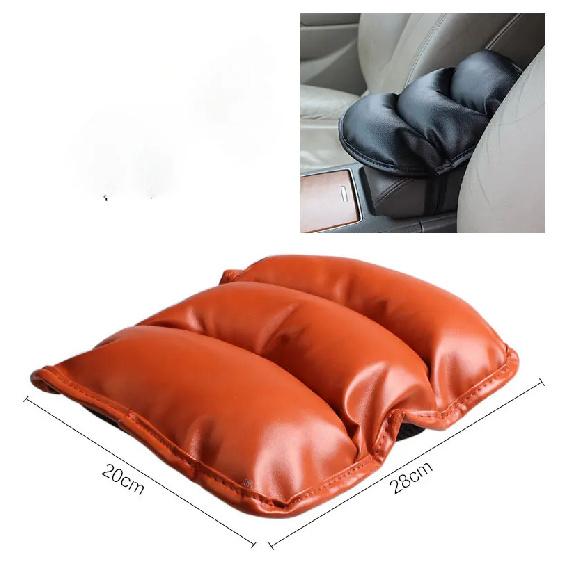 Leather Car Armrest Pad Covers Universal Center Console Auto Seat Armrests Box Pads Black Armrest Storage Protection Cushion
