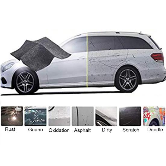 2Pcs Multifunctional Magic Auto Car Scratch Remover Cloth Paint Repairing Tool