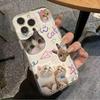 Cute Cat Comic Phone Case For IPhone 13 11 Case IPhone 15 17 13 12 14 16 Pro Max 16 Plus 17 Air Soft Silicone Shockproof Cover