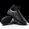 33-45 Men's High-top Sock Mouth Football Shoes Youth Sports Shoes Football Training Shoes Art Makeup Lawn Children Football Boots