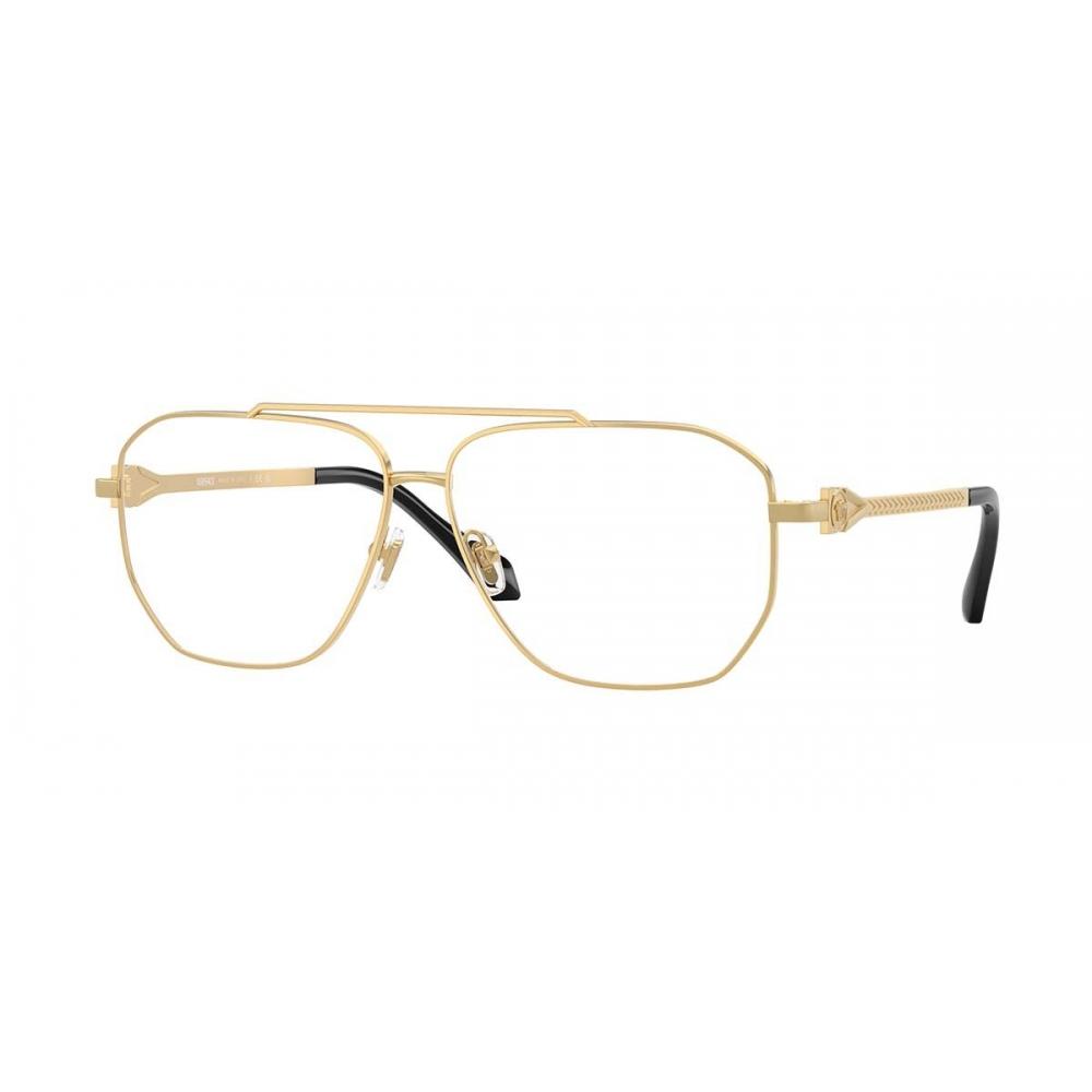 

Versace Men Eyeglasses Ve1307 1002 Gold/57-12-140