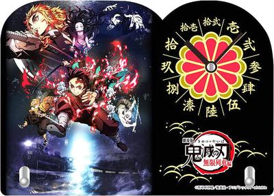 Demon Kimetsu No Yaiba Acrylic Clock 2 Black Slayer Die-Cut (Resale)