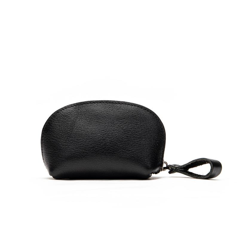 Cute Mini Leather Small Coin Purse High-end Sense First Layer Cowhide Coin Storage Bag Pendant Key Card Case