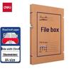 Deli A4 Kraft Paper File Boxes (10-Pack)