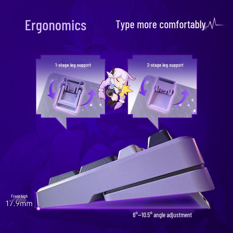 Colorful Hidden Princess Series Customizable Keyboards