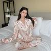 Sweet Wind Pajamas Women'S Spring Summer Long-Sleeved Cardigan Suit Loose And Comfortable Can Be Worn Outside Loungewear Winter Real Shot