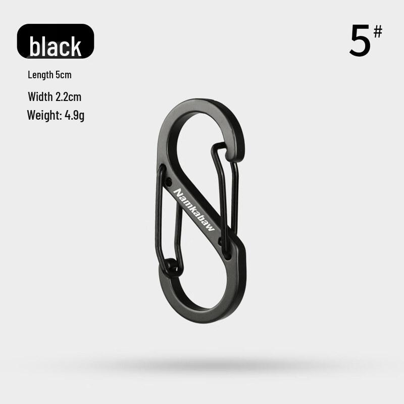 Aluminum Alloy Figure 8 S-Clip Carabiner
