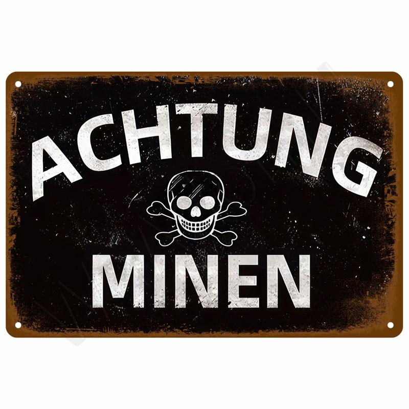 Vintage Room Decoration Home Decor Items Tin Signs Aesthetic Men Bedroom Metal Signs Retro Metal Plate Posters Wall Art Mural