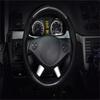 1Pcs Carbon Fiber Steering Wheel Cover Black