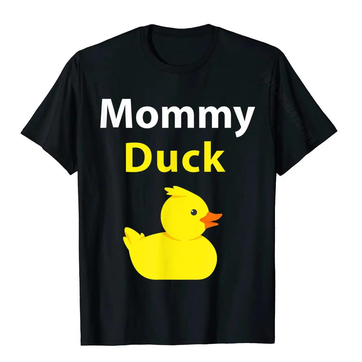 Mommy Duck Yellow Rubber Duck Graphic T-shirt M