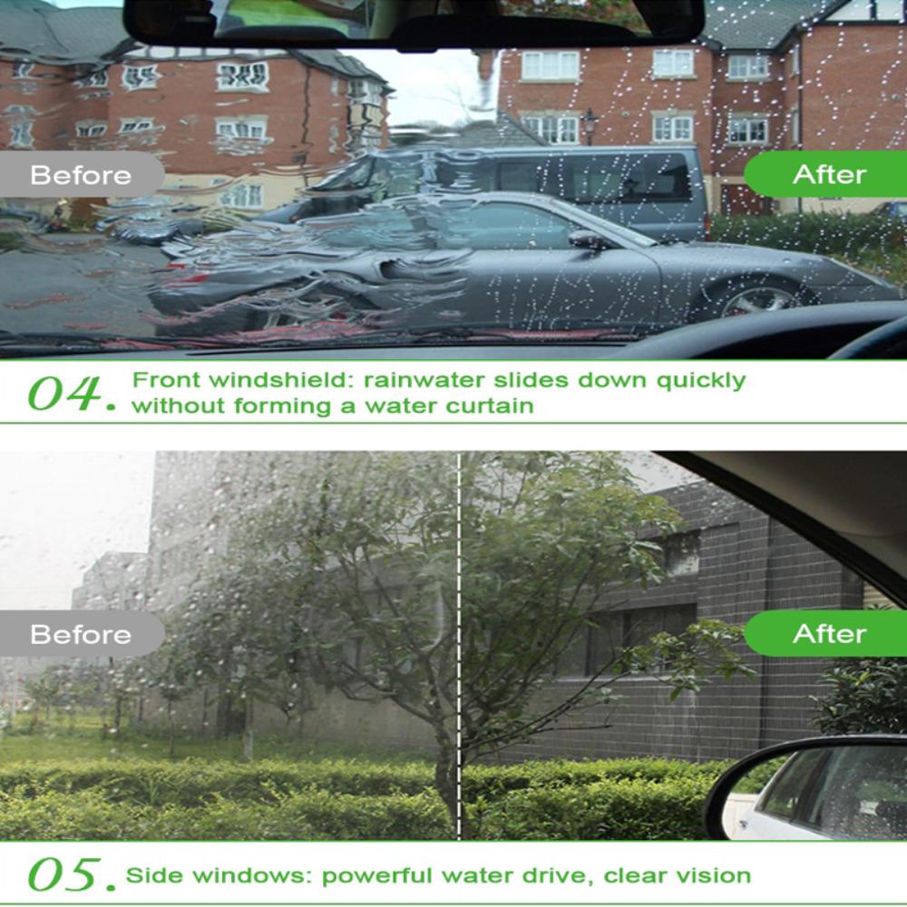 H4Cacle Water Repellent Spray Anti Rain Coating for Car Glass Hydrophobic Anti-rain Liquid Windshield Mirror Mask Auto