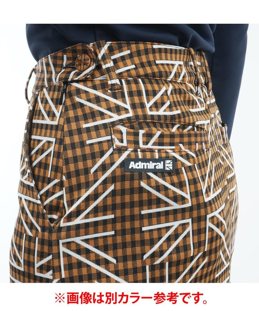 Admiral Golf Women's UJ Check Box Pleated Tennis Skirt, Size ADLA271, 00WHT, Size L