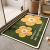 Used Windflower Diatom Mud Floor Mat – Stain-Resistant, Non-Slip, Quick-Dry, Water-Absorbent, Easy Clean Foot Mat for Sink