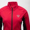 Veste col cheminée softshell bi color rouge zip noir femme Femme ROSSIGNOL