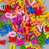 100 Stück gemischte AZ Alphabet Holzbuchstaben Knopf DIY Handwerk Nähen Scrapbooking