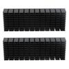 2Pcs Cooling Fins Aluminum Power Radiator Slotted Heatsink Kit for Electronics 120x40x20mmWith Adhesive