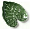 Spoon Rest Multifunctional Heat Proof Ceramic Cute Decorative Green Leaf Spoon Holder for Kitchen Ceramic