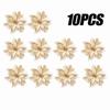 20PCS Four Color Flowers Christmas Flower Christmas Tree Decorations  Christmas Wreath Decoration Christmas Decorations