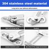 10Pcs Stainless Steel 304 Window Restrictors Locks Child Safety Window Opening Restrictors Security Locks Security Locks