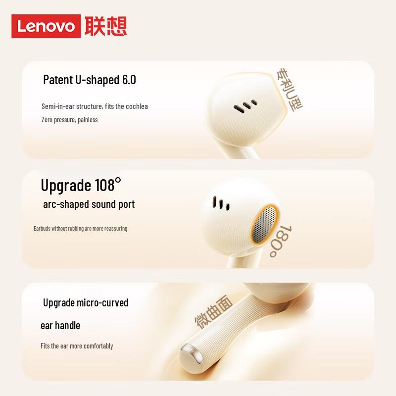 Lenovo EA175 Wireless Semi-in-ear Bluetooth Earbuds