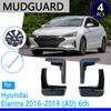 Mudguards Fit For Hyundai Elantra Avante AD 2016- 2017 2018 Car Accessories Mudflap Fender Auto Replacement Parts