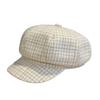 Octagonal Hat for Women In Autumn and Winter New Fashionable and Versatile Face Showing Beret British Retro Peaked Hat