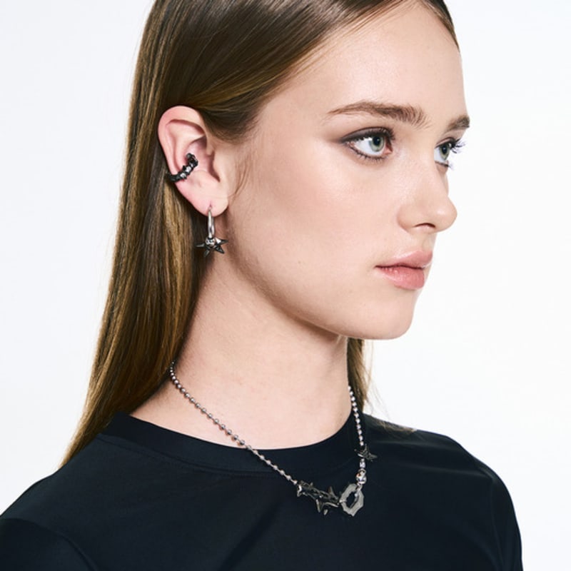 SENTIMENTS No.557 [black] STAR CUBIC SPring EARCUFF