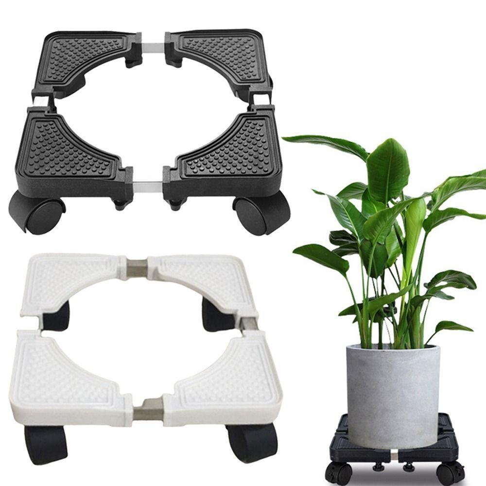 Adjustable Universal Wheel Mobile Rack Retractable Washing Machine Holder  Indoor