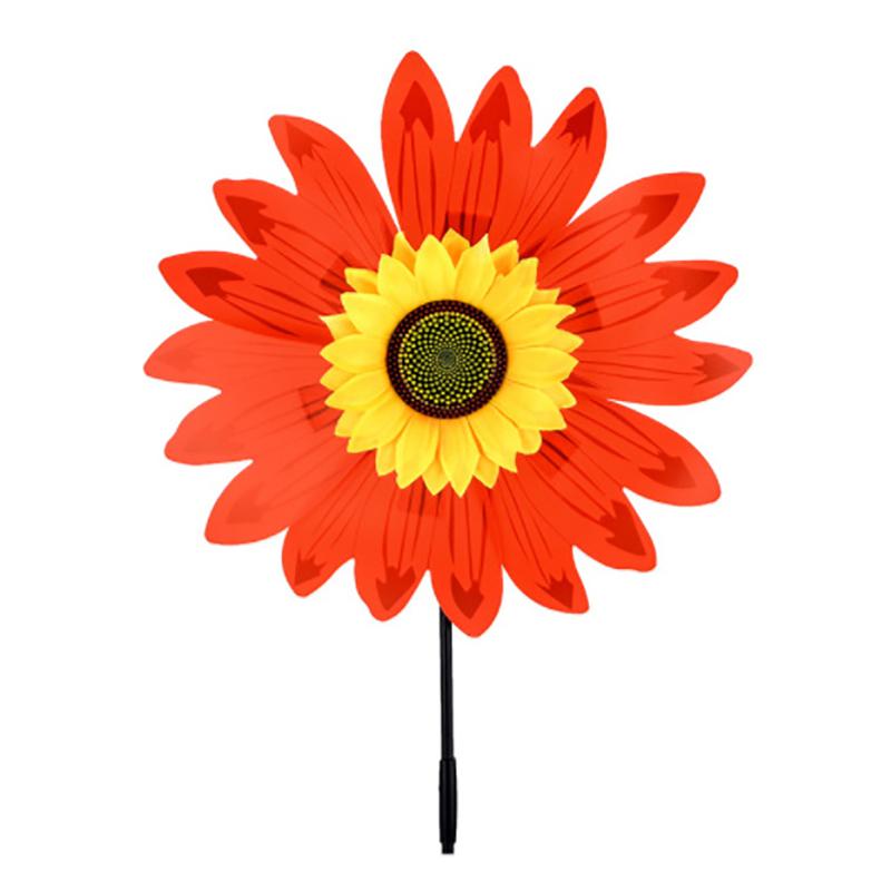 

36 см Подсолнух Ветряная мельница Игрушки для детей Поворотный стол Классическая игрушка для спорта на открытом воздухе красный