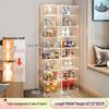 Transparent Lego Brick Display Cabinet: Dustproof Acrylic Storage for Figurines