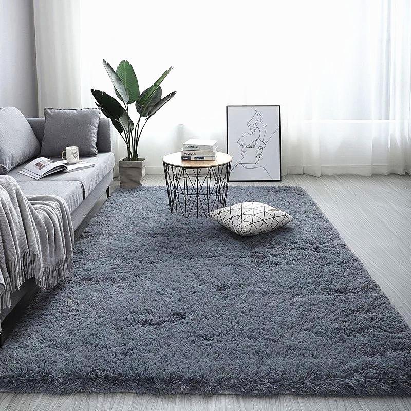 

Carpets For Living Room Modern Sofas Grey Fluffy Carpet Non-slip Thicken Floor Mat Children s Bedroom Play Carpet Decoration Rug 40x60cm серый