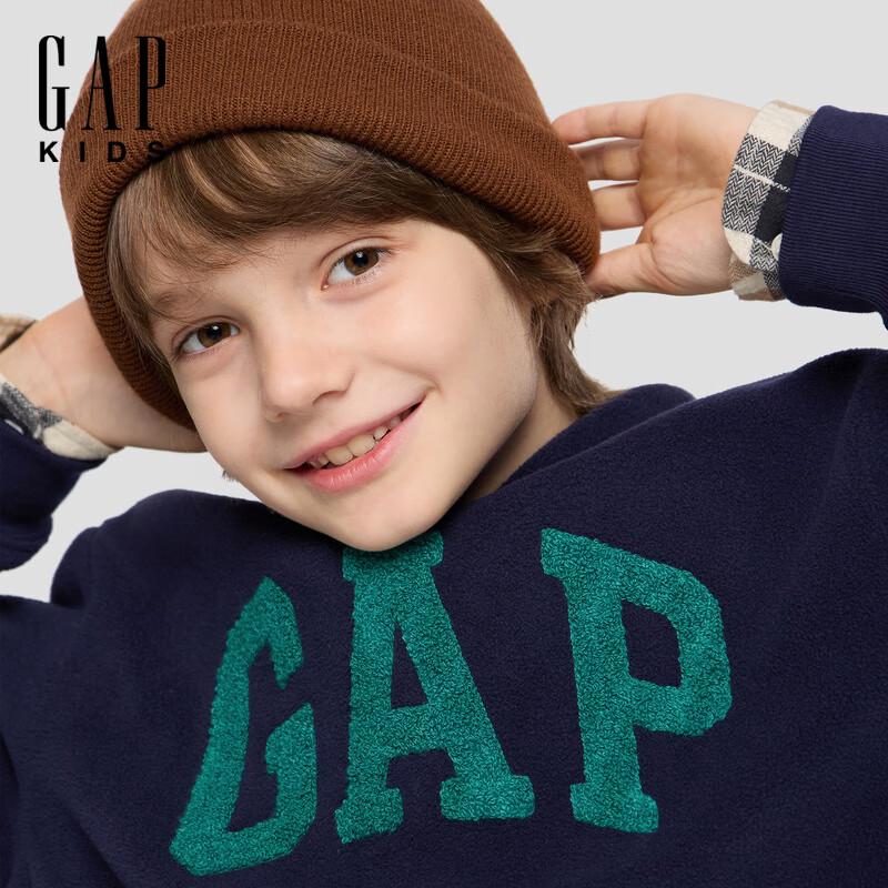 Gap Kids  Fleece Logo Hooded Sweatshirt 120/60