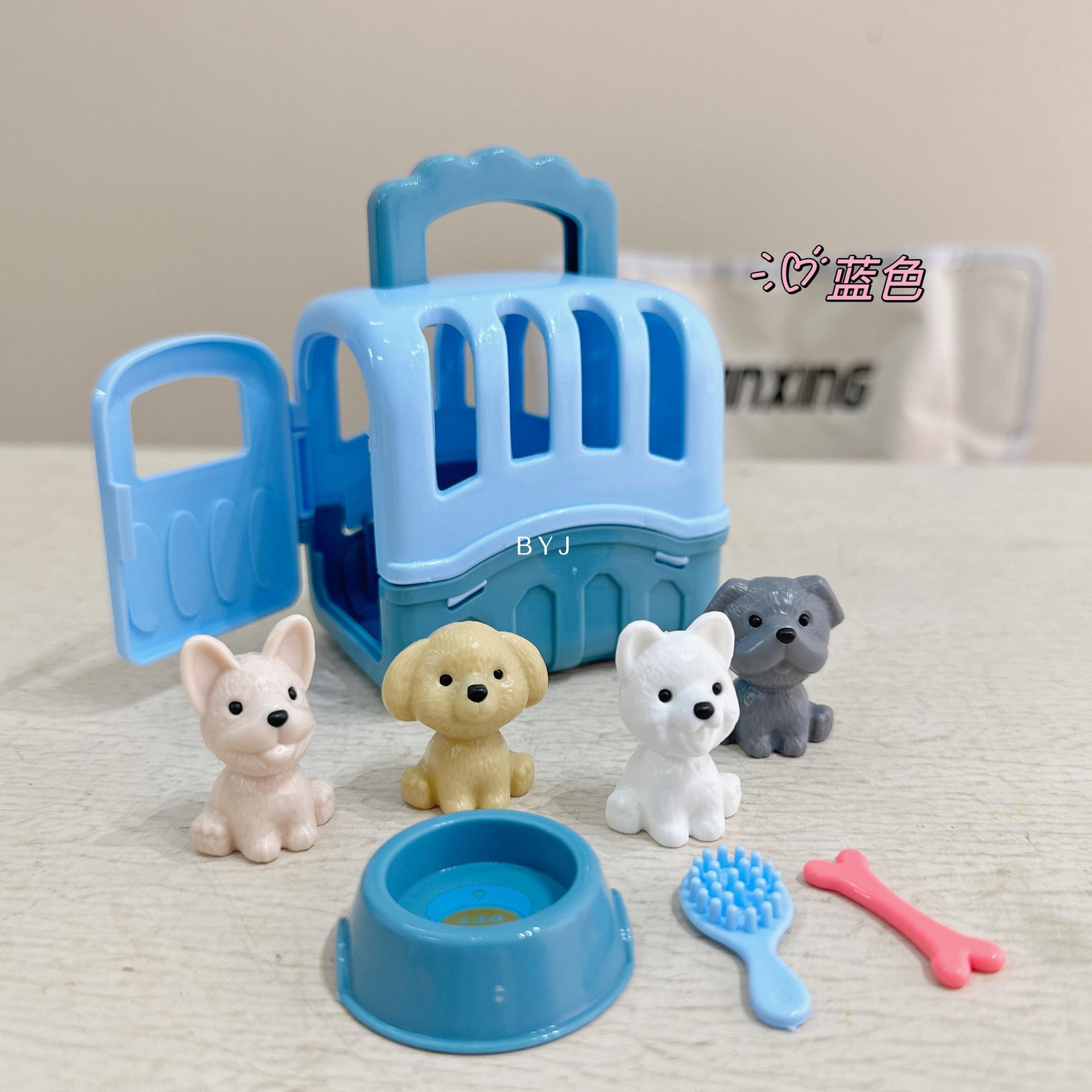 

Кукольный питомец Аксессуары для собак Кукольная мебель Милые игрушки для Барби Миниатюра розовый